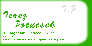 terez potucsek business card