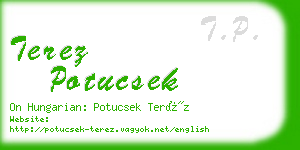 terez potucsek business card